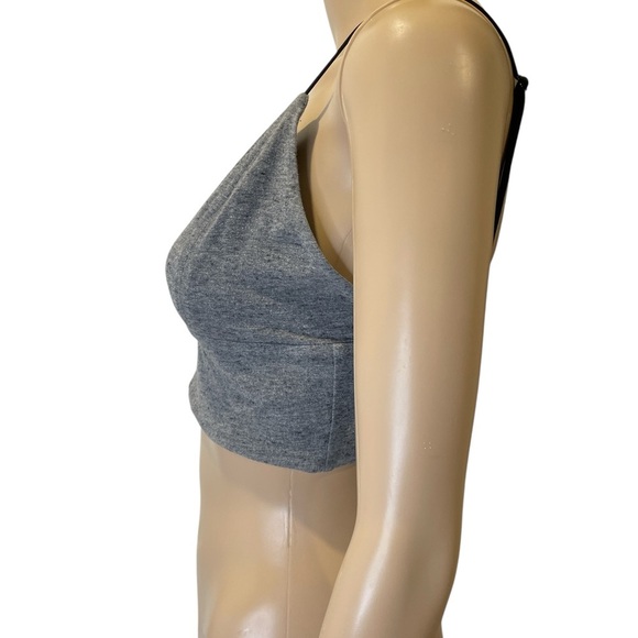 Wilfred Free Gray Cropped Tank Top Size L - Picture 2 of 3